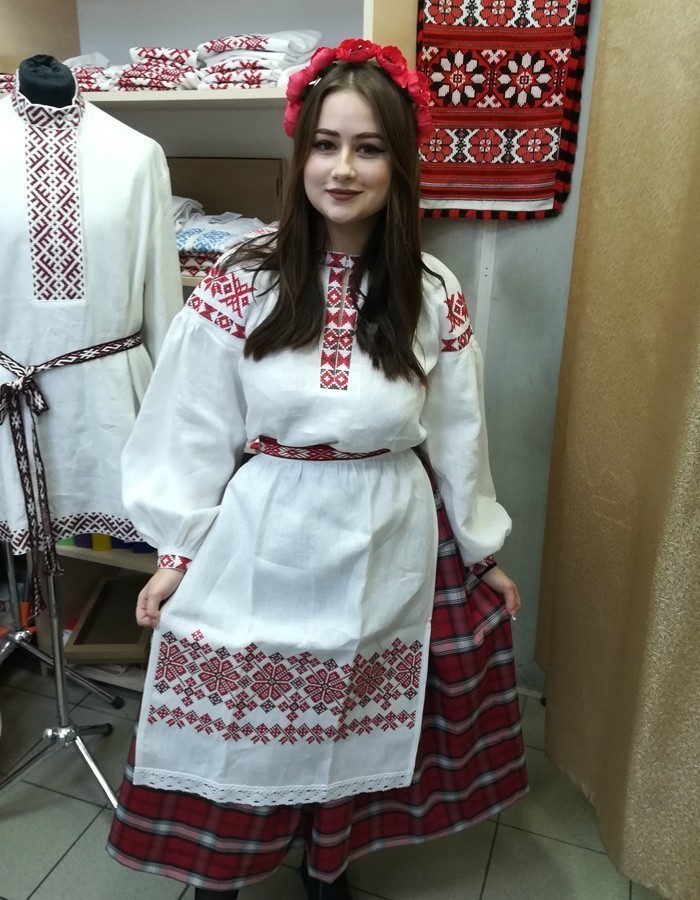 Белорусский народный костюм с блузкой Гануля