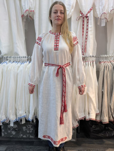 Льняная сорочка Гануля- фото