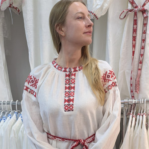 Льняная сорочка Гануля- фото2