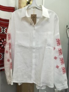 блузка-вышиванка оверсайз- фото2