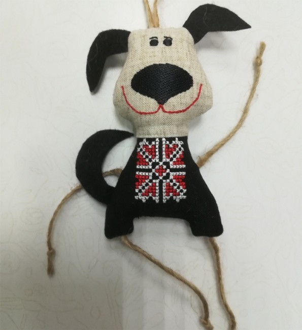 Белорусский сувенир "Собачка"